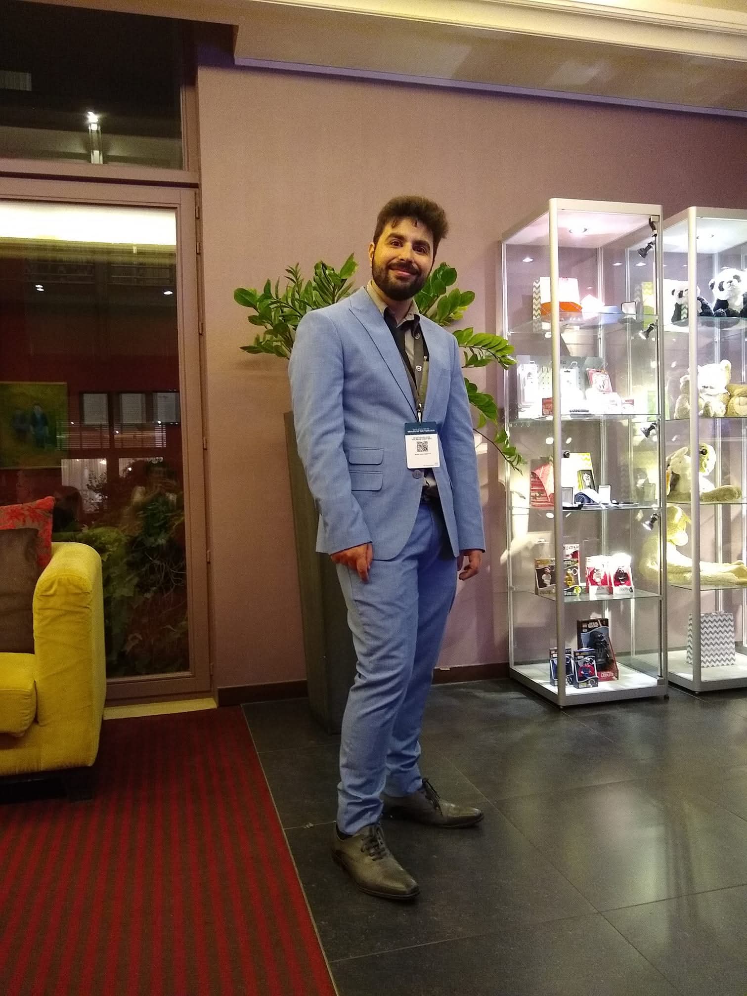 Alessio Amato at the 2019 Volvo Action Service Dealer Awards in Gent